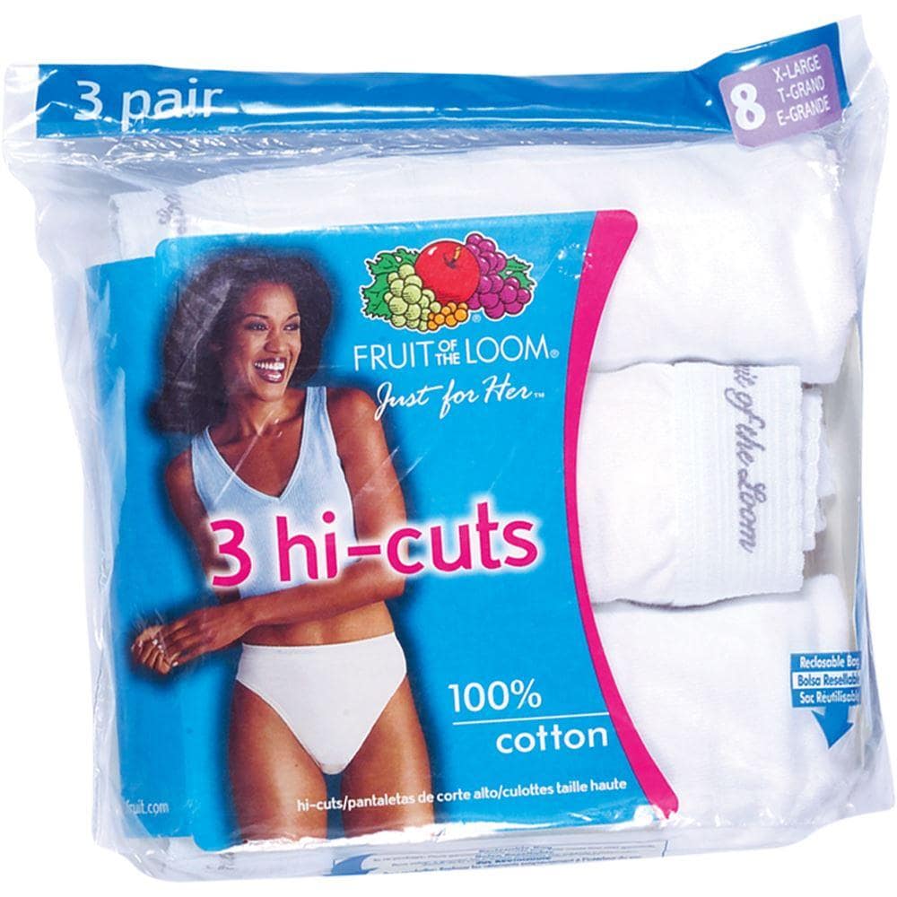 Fruit of the loom 2025 cotton stretch hi cuts